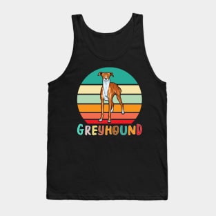 Vintage Retro Greyhound Tank Top